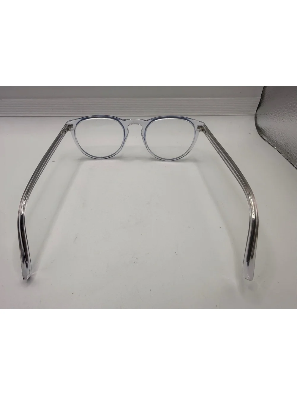 Warby Parker Haskell Clear Frames only Glasses - Made in Italy